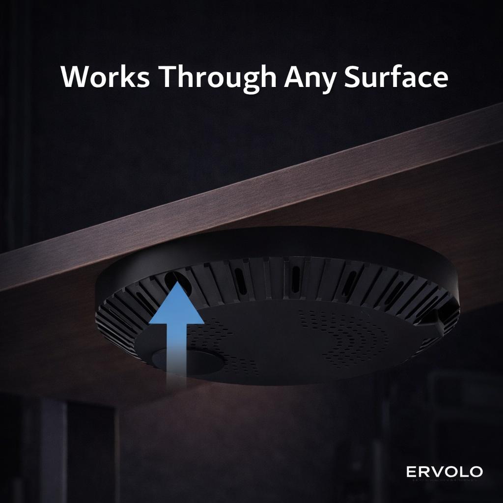 ERVŌLO™ Invisible Wireless Charger – Charge Through Your Desk (40mm)
